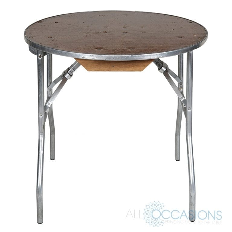 30 Inch Round Pedestal Cocktail Table - All Occasions Party Rental