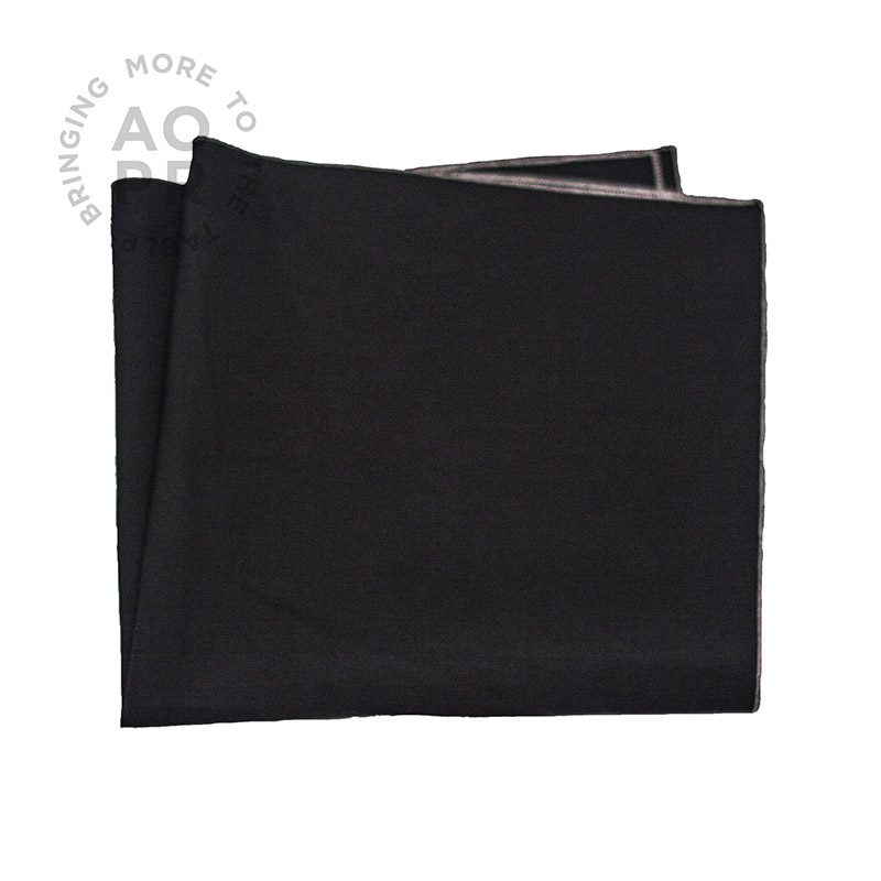 Black with Silver Trim Napkin - All Occasions Party Rental