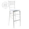Chiavari White Barstool