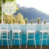 Chiavari White Barstool