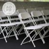 Poly Folding White Chair