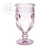 Can Can Pink Water Goblet