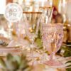 Can Can Pink Water Goblet