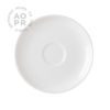 White Demitasse Saucer