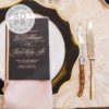 Amber Handled Steak Knife