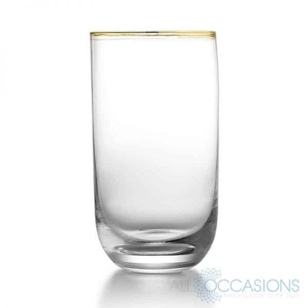 Audrey Gold Highball Glass All Occasions Party Rental 2159