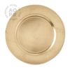 Acrylic Goldtone Charger
