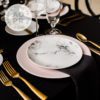 Lucca Faceted Gold Flatware Collection