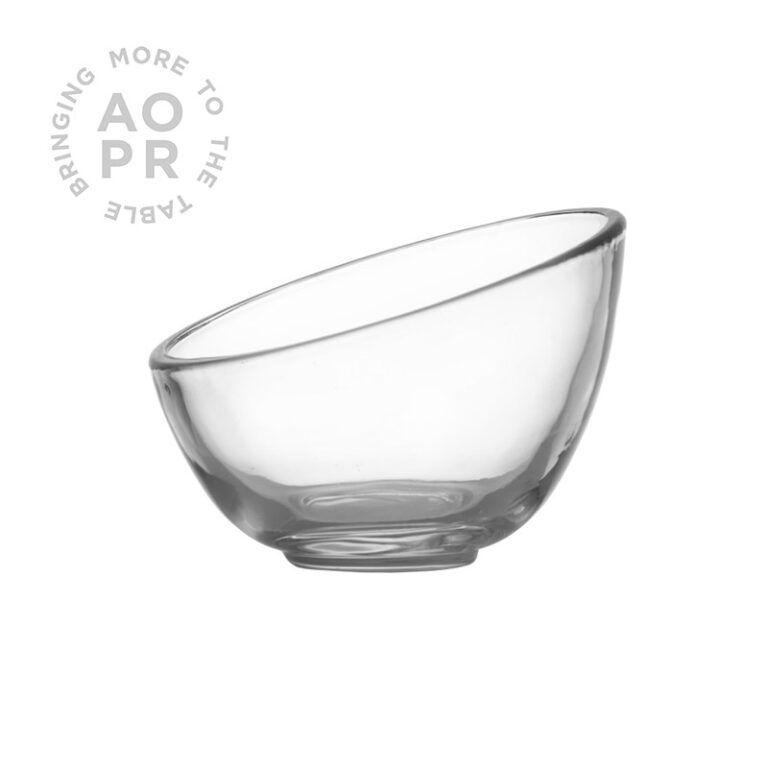 Tasterz Slant Glass Bowl All Occasions Party Rental